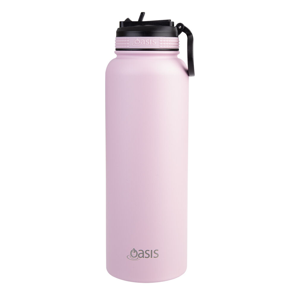 Oasis Stainless Steel Insulated Challenger Sports Bottle 1.1L Carnation