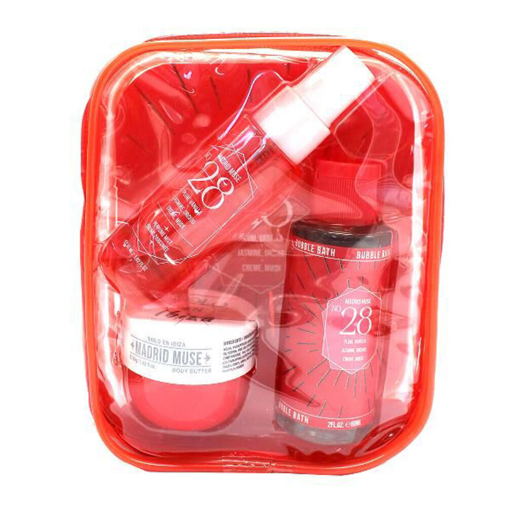 3x 3pc Solo En Ibiza Women's Madrid Muse Mist Bath & Body Butter Bag Set No.28