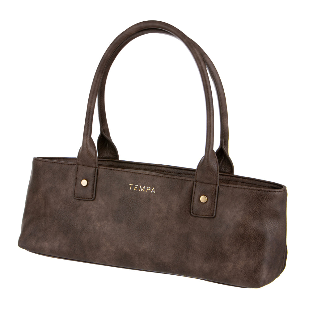 Tempa Harley Single Wine Travel Purse/Tote - Chocolate Brown