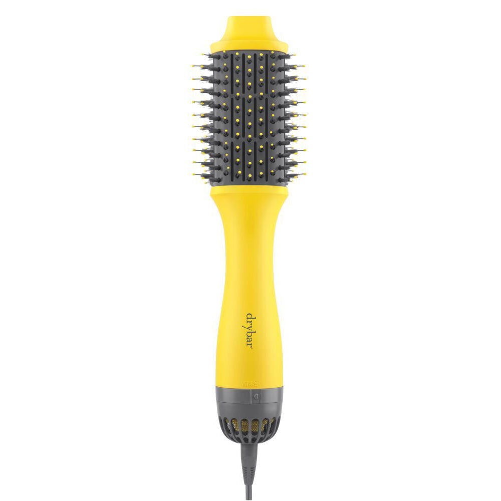 Drybar The Double Shot Blow-Dryer Brush Corded Hair Styling Yellow For All Types