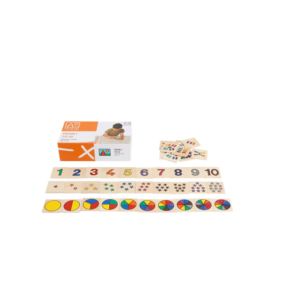 40pc TFL From 1-10 Numbers Learning Educational Toy Kids/Children - 3y+