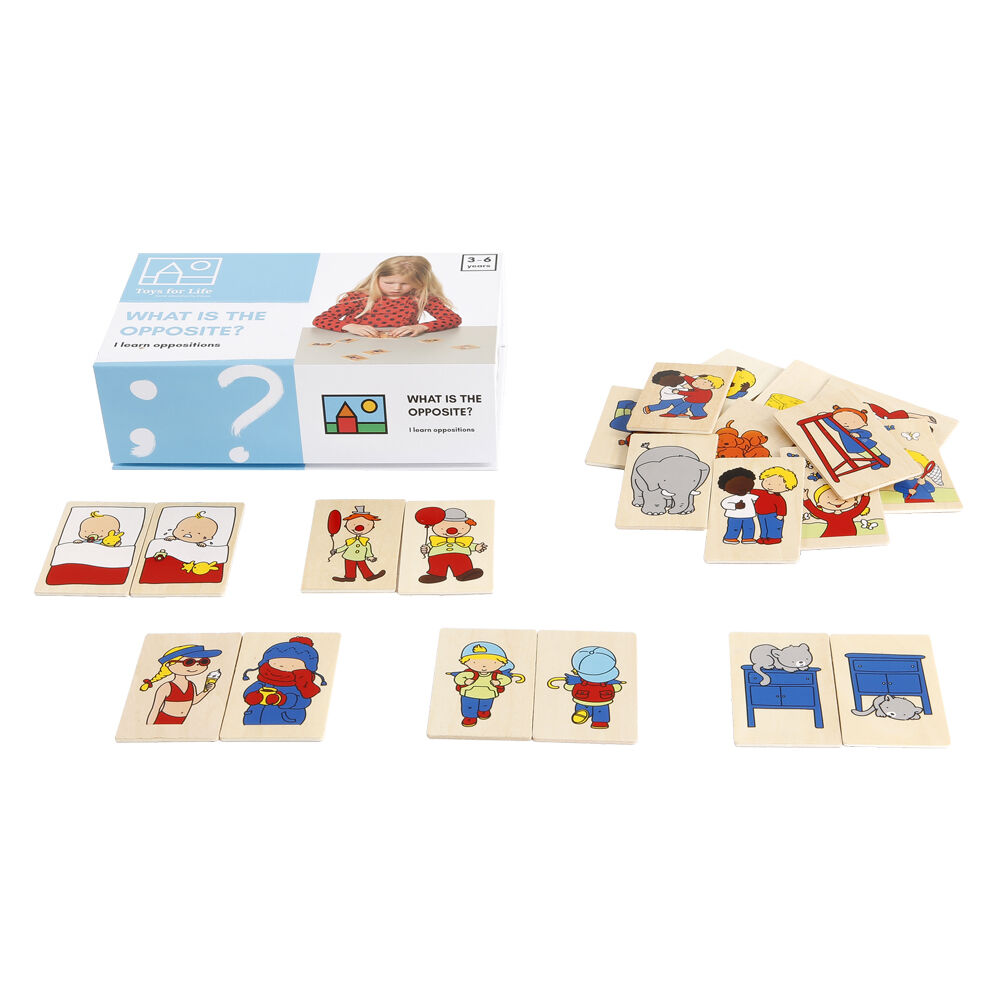 24pc TFL What is the Opposite Matching Game Educational Toy Kids/Children - 3y+