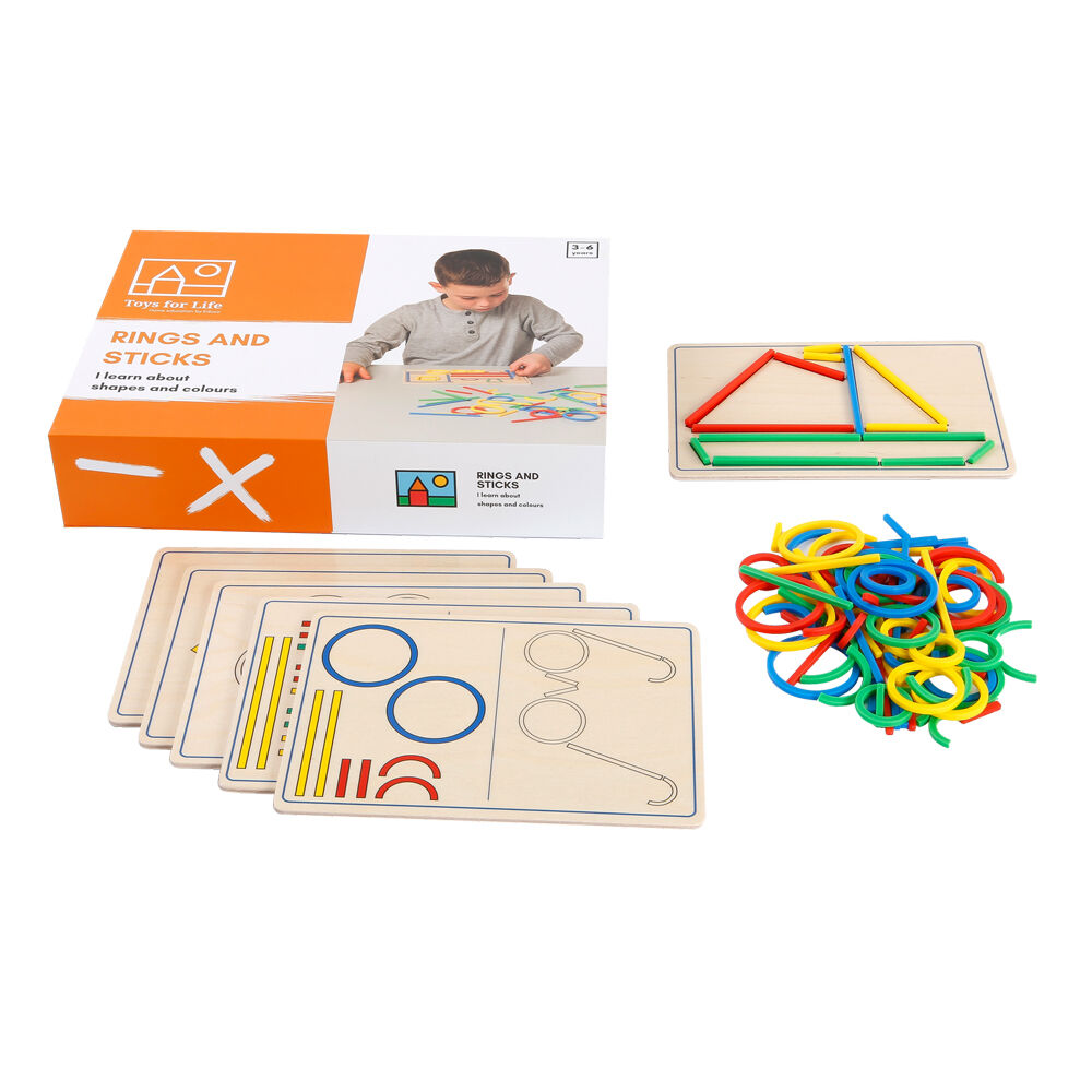 100pc TFL Rings and Sticks Motor Skills Educational Toy Kids/Children - 3y+
