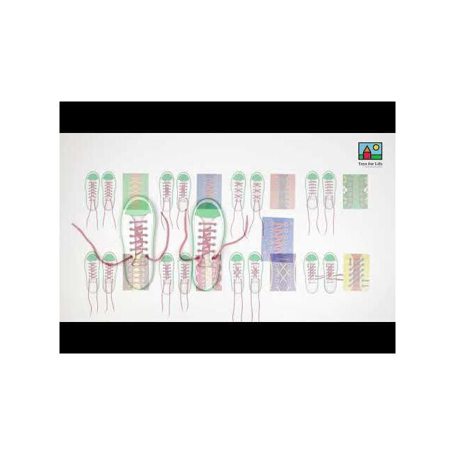 4pc TFL Lace The Shoe Lacing Skills Educational Toy Kids/Children - 3y+