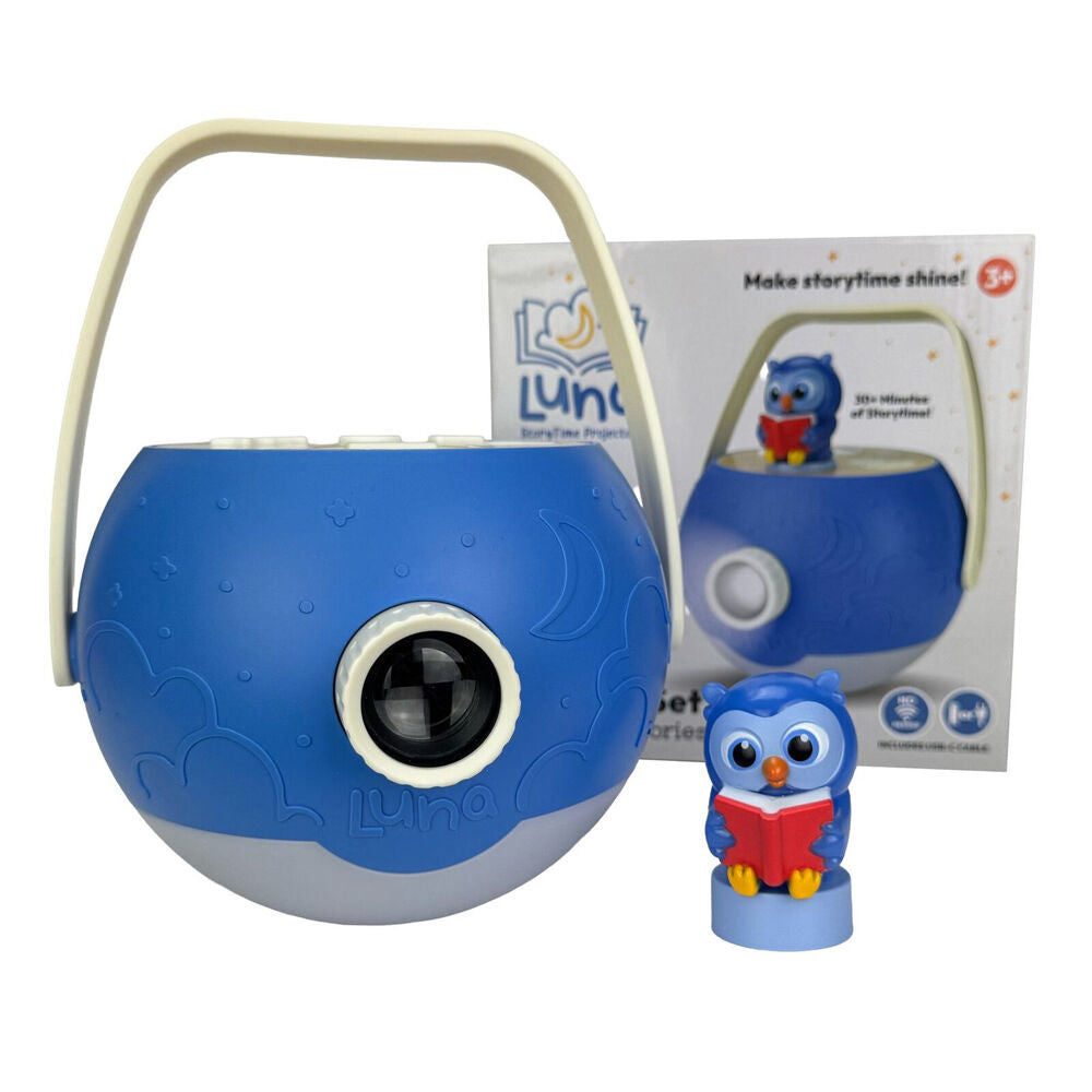 Luna Storytime Kids Projector Classic Starter Set w/5 Stories and Songs 3y+