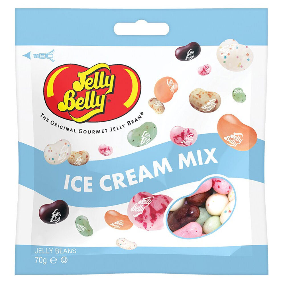 12PK Jelly Belly 70g Ice Cream Mix Jelly Bean Bag
