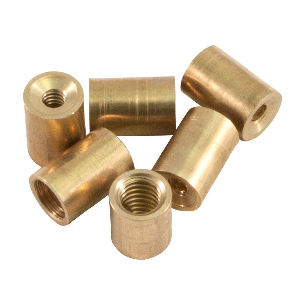48pc Formula Sports Brass Ferrule Screw Cue Tip Replacement 12mm - Gold