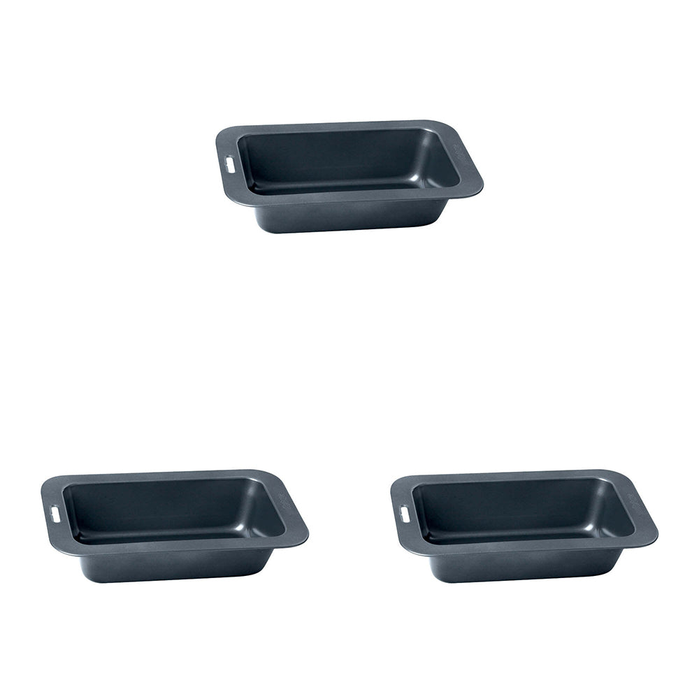 3PK Wiltshire Easybake Rectangular Loaf Cake Pan Baking Tin 24cm