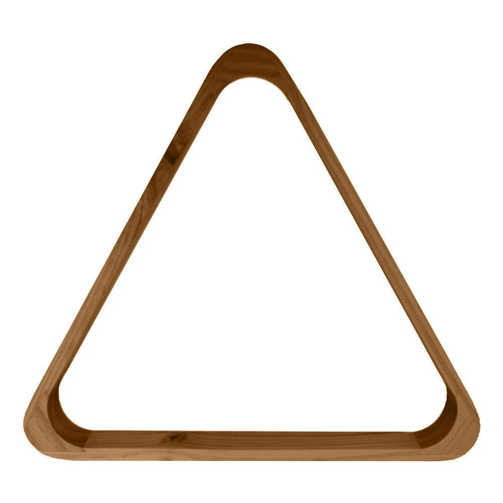 2PK Formula Sports 15-Ball Rack Wooden Triangle Billiards/Pool - Brown