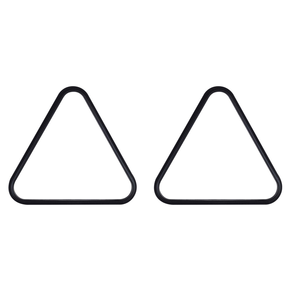 2PK Formula Sports PVC Triangle 10-Ball Billiard Rack 1 7/8" Size - Black