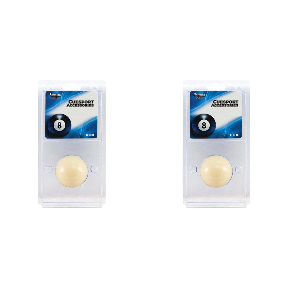 2PK Formula Sports 2" Standard Resin White Billiard Cue Ball