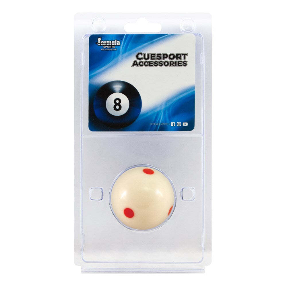 2PK Formula Sports 2" Training Resin 6 Spot Cue Ball Blister