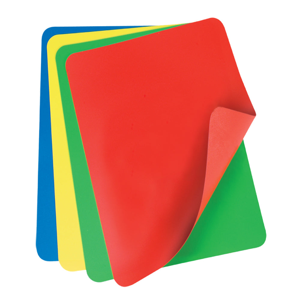 3x 4pc Appetito Coloured Flexible Cutting Board Home Kitchen Cooking Assorted