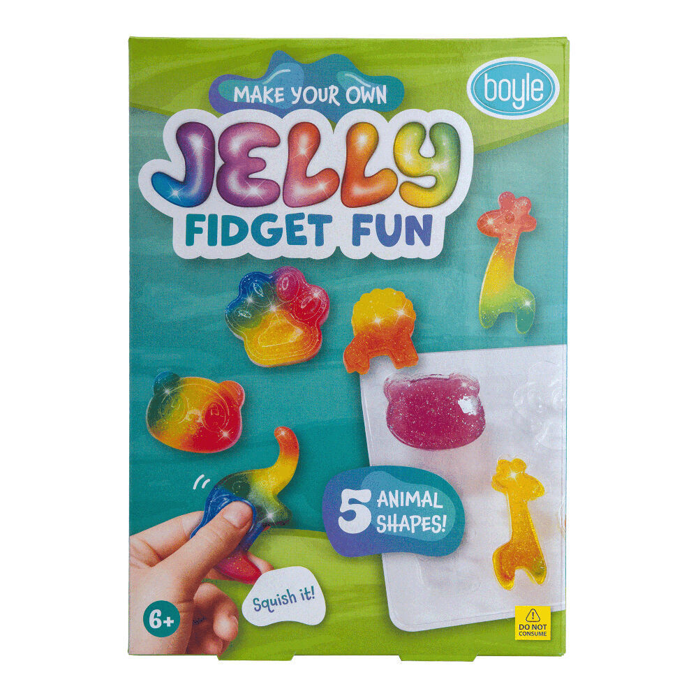 6PK Boyle Make Your Own Jelly Fidget Fun Project Kit Kids DIY Craft 6y+ Animal