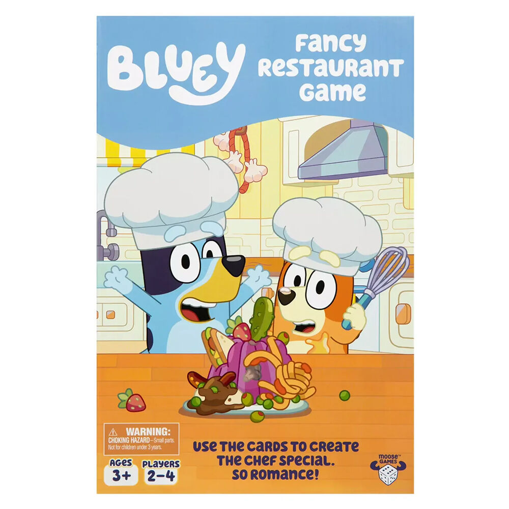 Bluey Fancy Restaurant Educational Board Matching Game
