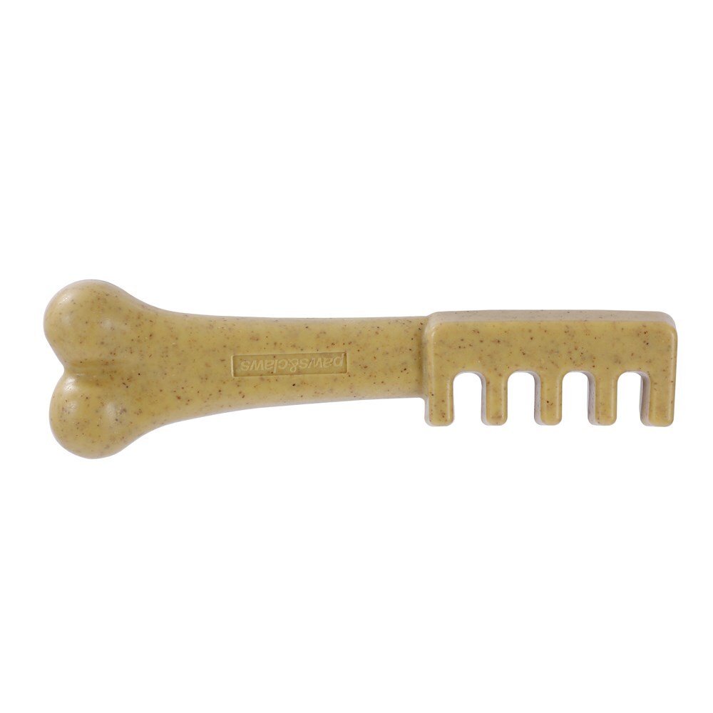 3PK Paws & Claws Boobone Toothbrush Peanut Butter 18.5cm