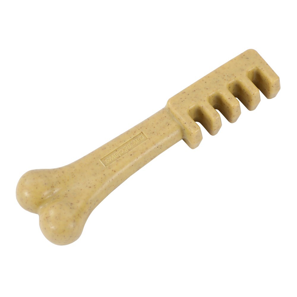 3PK Paws & Claws Boobone Toothbrush Peanut Butter 18.5cm