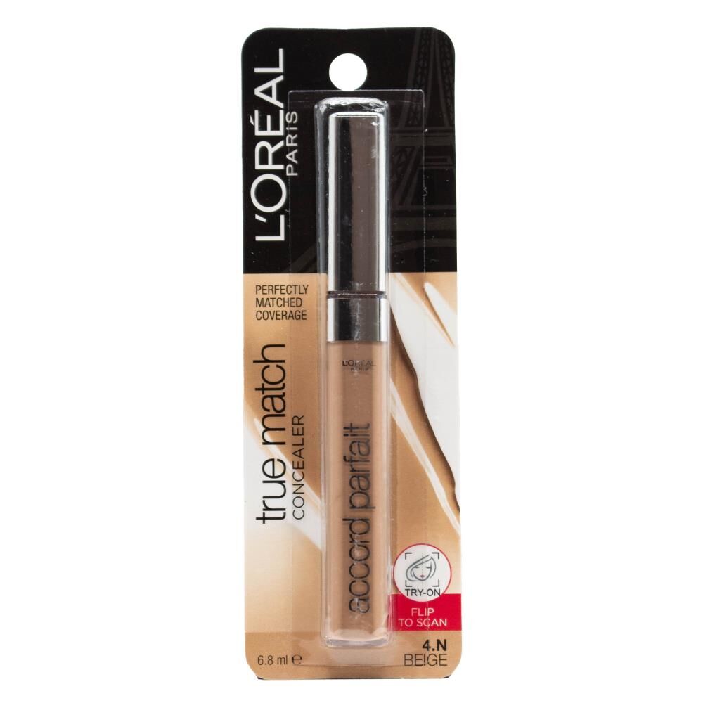 2PK Loreal Paris True Match Liquid Concealer Carded 6.8ml - 4.N Beige