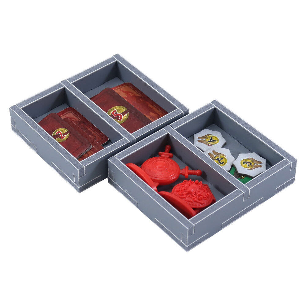 Folded Space Game Box Inserts Organiser For 7 Wonders Duel & Expansions