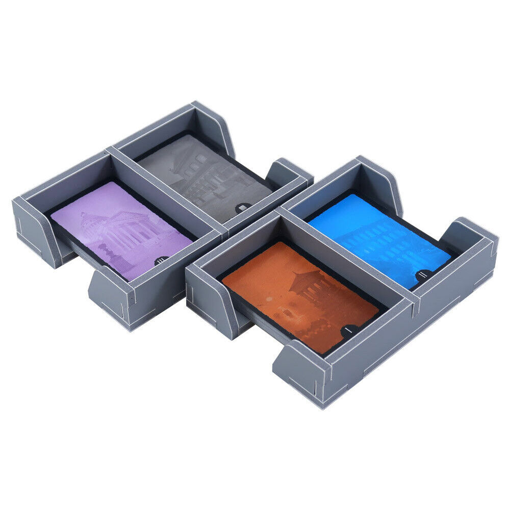 Folded Space Game Box Inserts Organiser For 7 Wonders Duel & Expansions