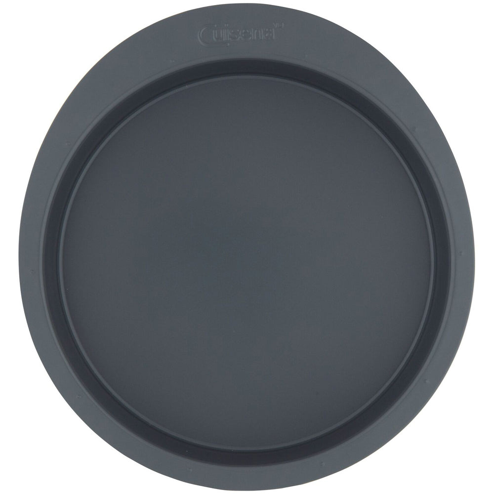 2x Cuisena 20x4cm Non-Stick Round Sandwich Cake Tin Baking Pan - Grey