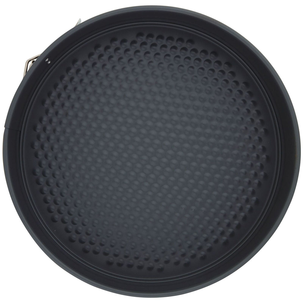 2x Cuisena 26cm Springform Non-Stick Round Cake Tin Baking Pan - Grey