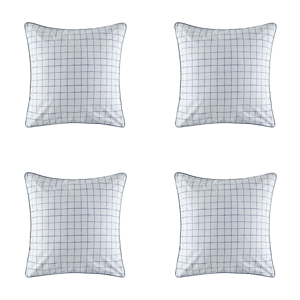 4PK Kas Australia Alrima Euro Throw Pillowcase 65x65cm - Multicoloured