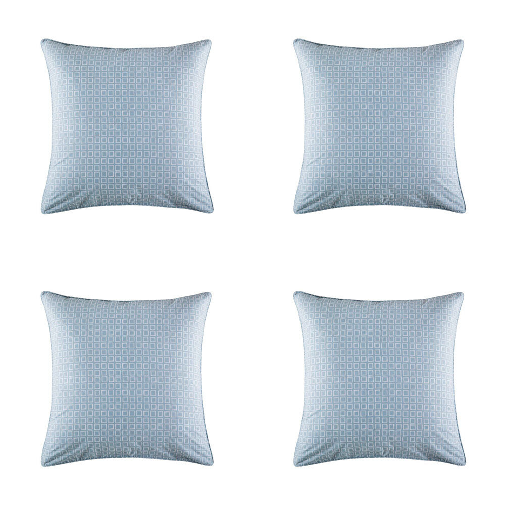 4PK Kas Australia Winsley Euro Throw Pillowcase 65x65cm - Multicoloured