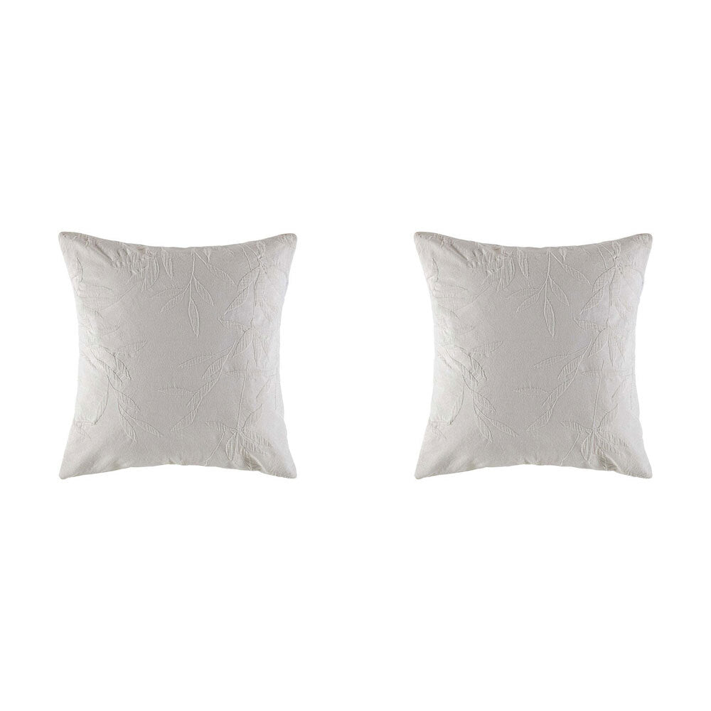 2PK Kas Australia Ellis Euro Throw Pillowcase 65x65cm - Blue