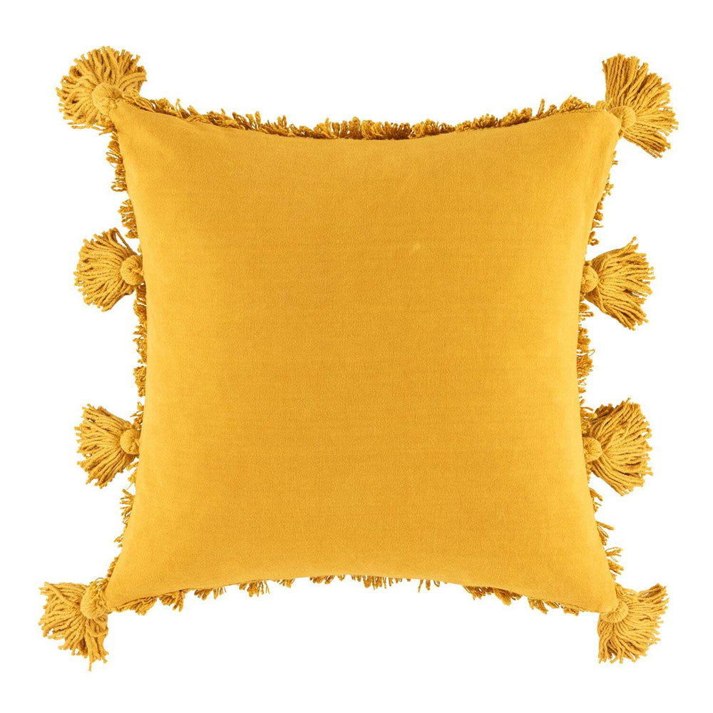 Kas Australia Daffie Filled Cushion Decor Square 50x50cm - Mustard