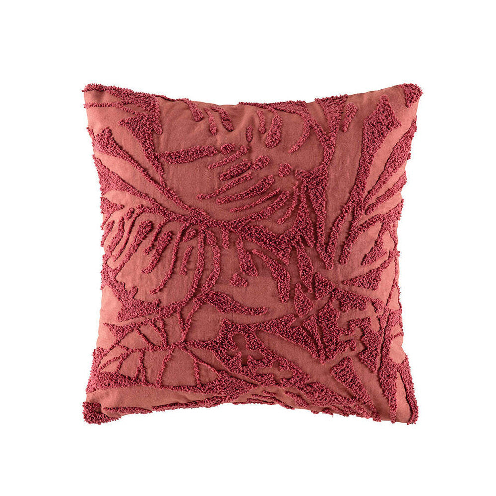 2PK Kas Australia Tropic Filled Cushion Decor Square 50x50cm - Raisin