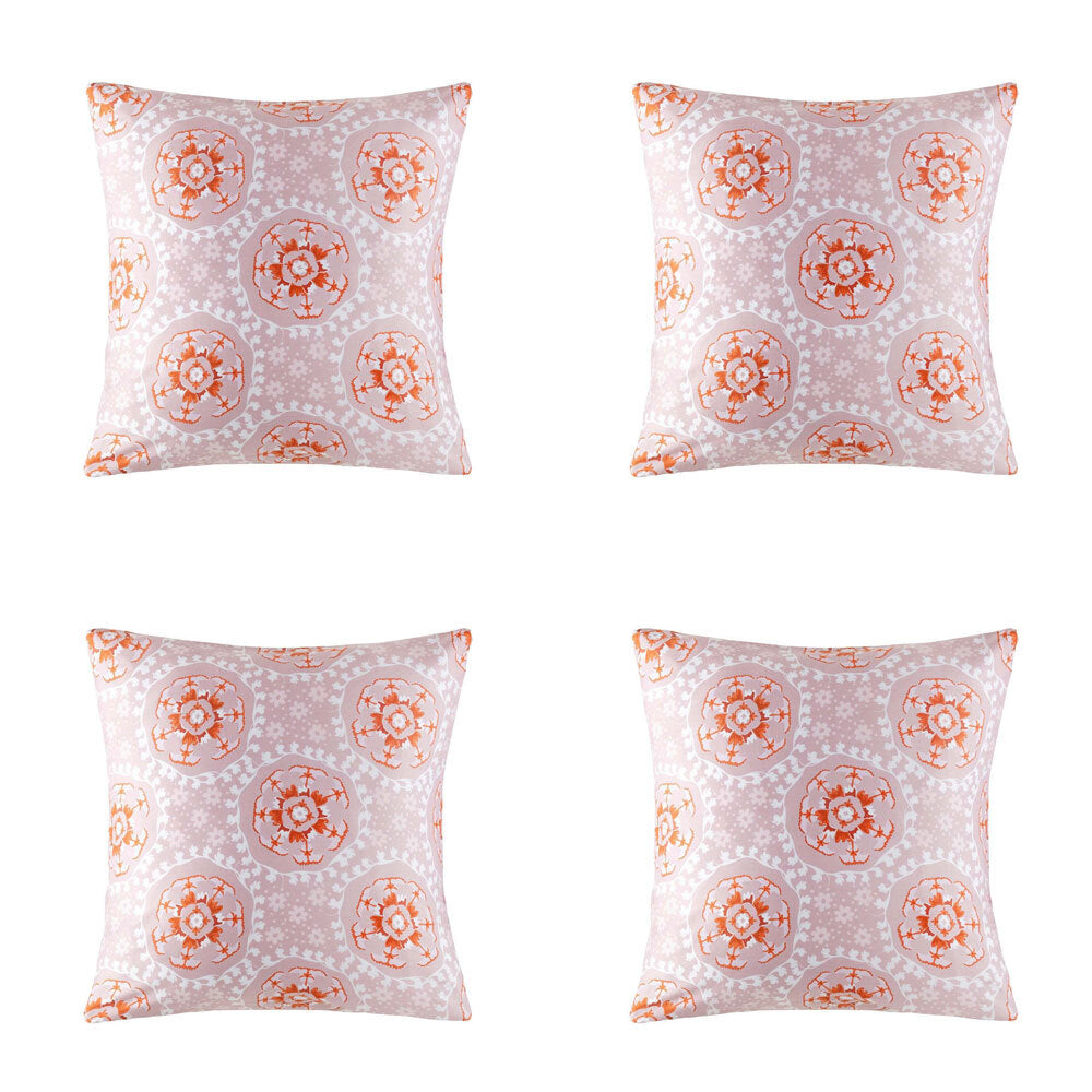 4PK Kas Australia Lola Euro Throw Pillowcase 65x65cm - Multicoloured