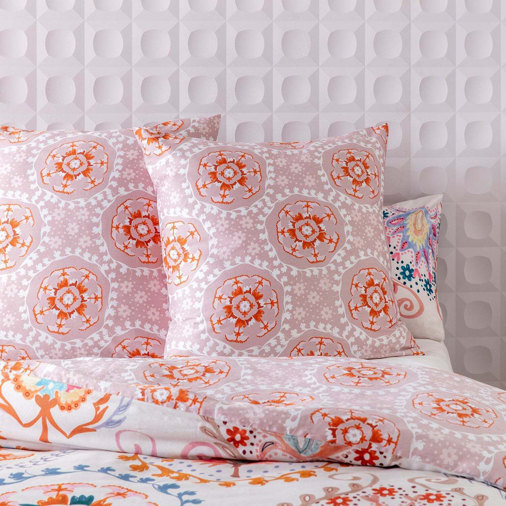 4PK Kas Australia Lola Euro Throw Pillowcase 65x65cm - Multicoloured