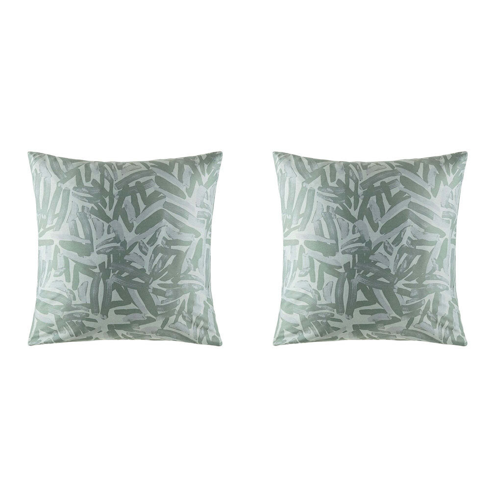 2PK Kas Australia Tallani Euro Throw Pillowcase 65x65cm - Multicoloured