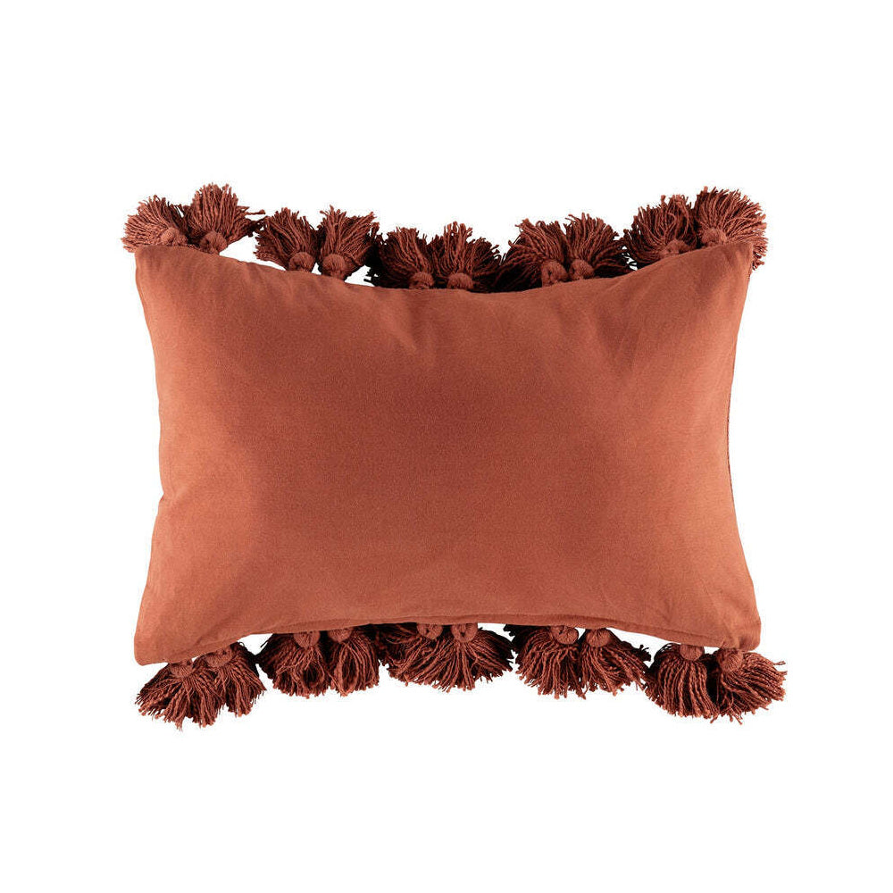 2PK Kas Australia Skye Filled Cushion Decor w/ Tassle Rect 40x60cm - Brick