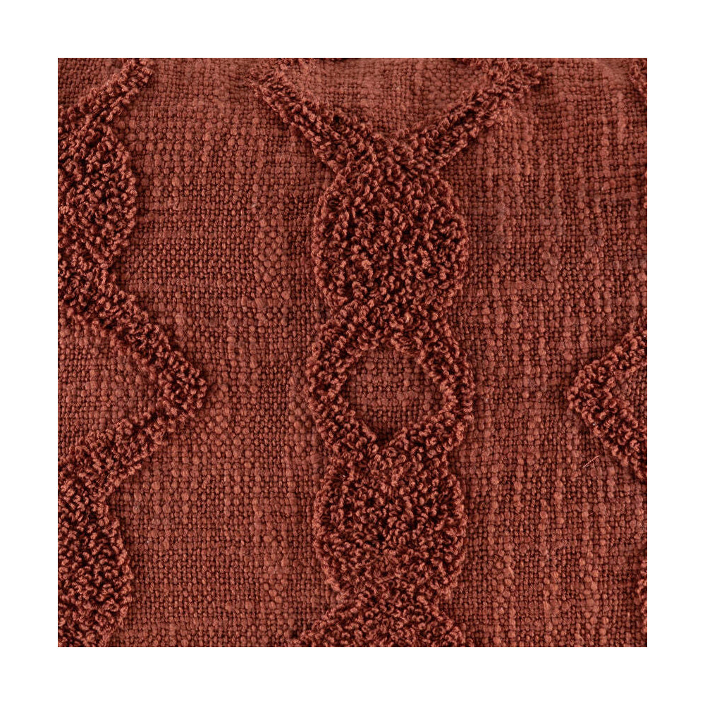 2PK Kas Australia Skye Filled Cushion Decor w/ Tassle Rect 40x60cm - Brick