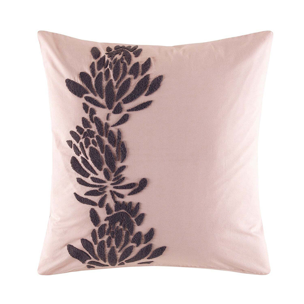 4PK Kas Australia Dalby Euro Throw Pillowcase 65x65cm - Blush