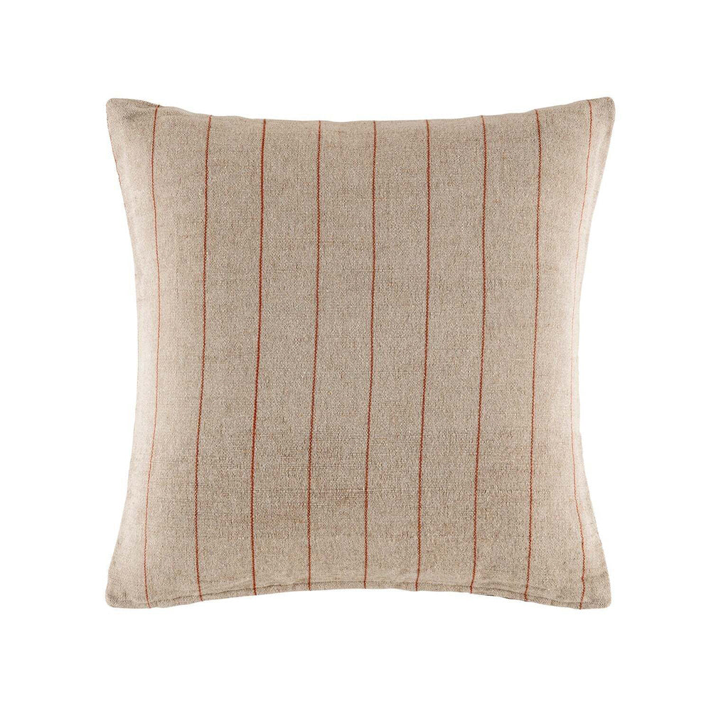 2PK Kas Australia Kew Filled Cushion Decor Square 50x50cm - Brick