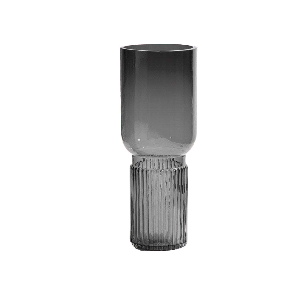 2PK Ben David Torch Vase Cool Grey Decorative Home Shelf Decor