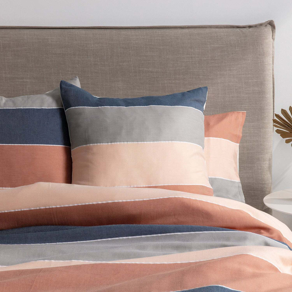 4PK Kas Australia Swansea Euro Throw Pillowcase 65x65cm - Multicoloured