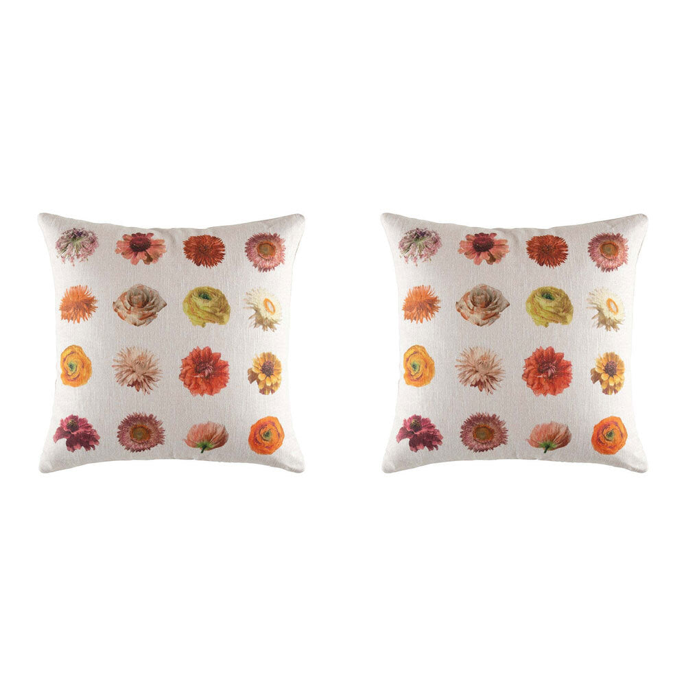 2PK Kas Australia Sadie Filled Cushion Decor Square 50x50cm - Multicoloured