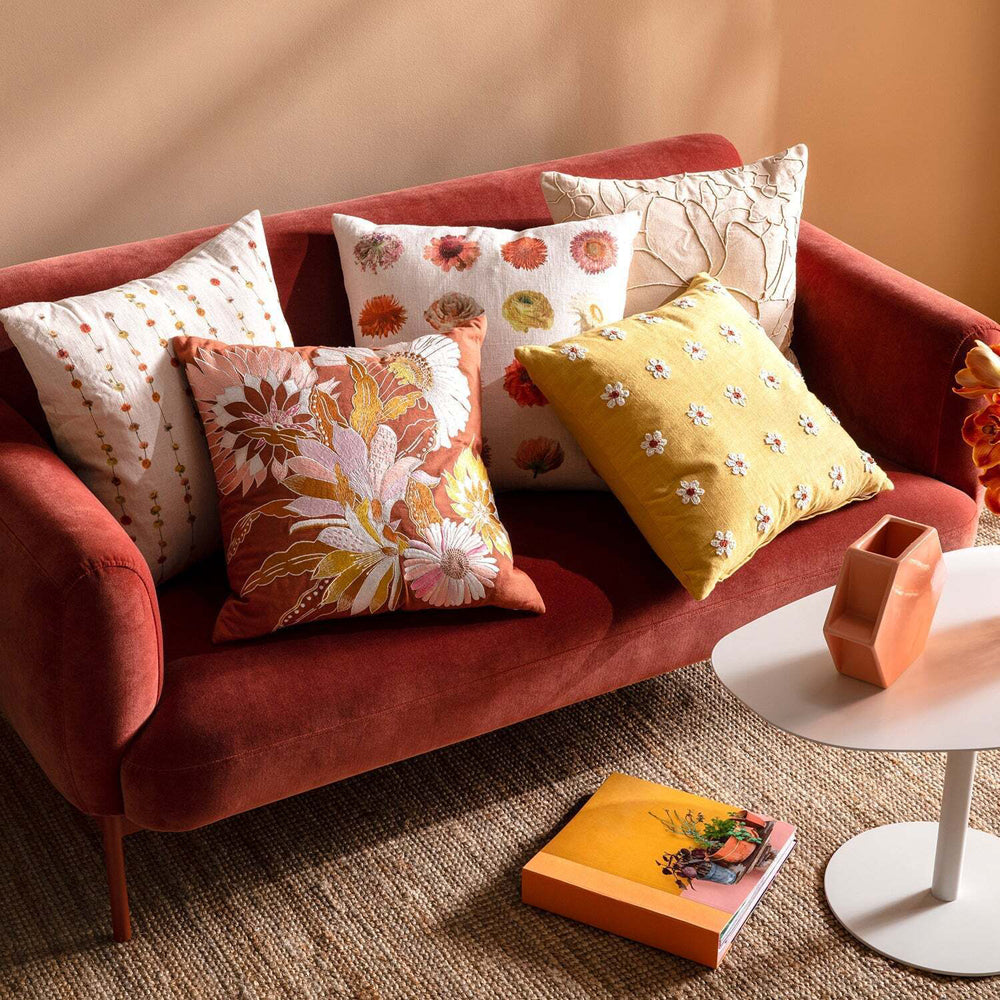 2PK Kas Australia Sadie Filled Cushion Decor Square 50x50cm - Multicoloured