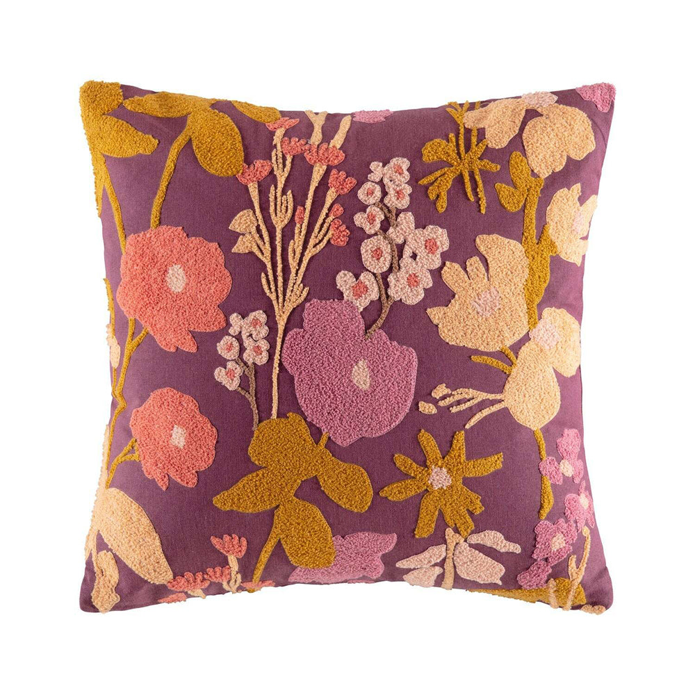 Kas Australia Clara Filled Cushion Decor Square 50x50cm - Multicoloured