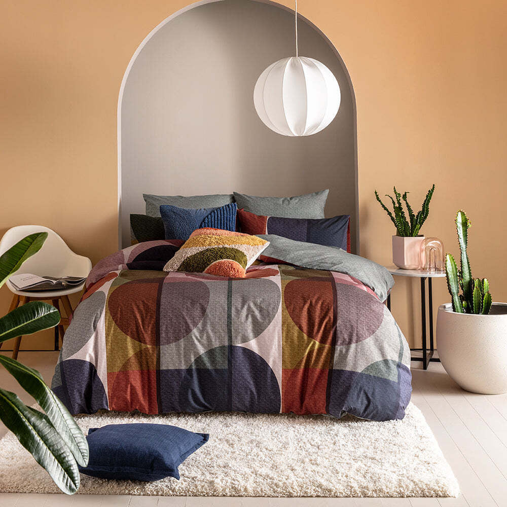 4PK Kas Australia Dandy Euro Throw Pillowcase 65x65cm - Denim