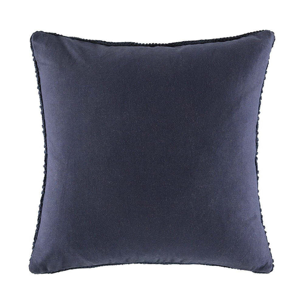 2PK Kas Australia Roche Filled Cushion Decor Square 50x50cm - Navy