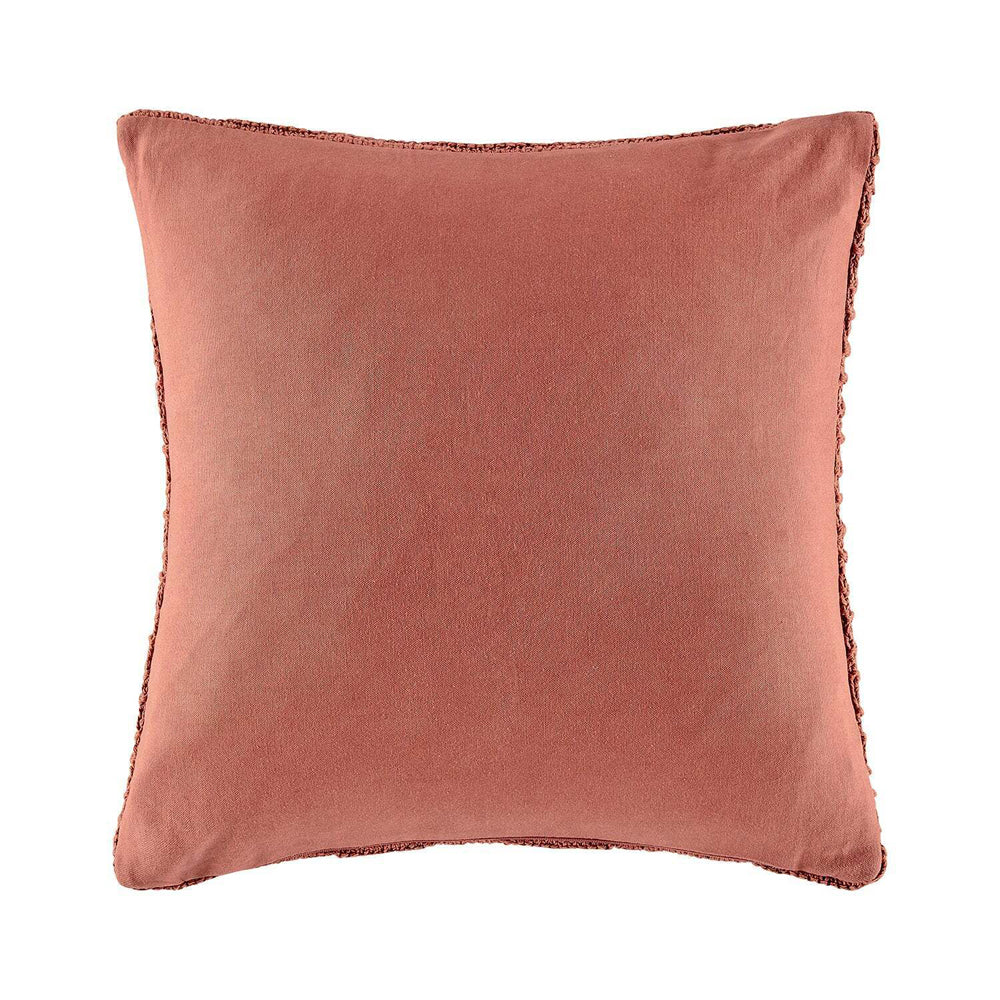 2PK Kas Australia Roche Filled Cushion Decor Square 50x50cm - Brick