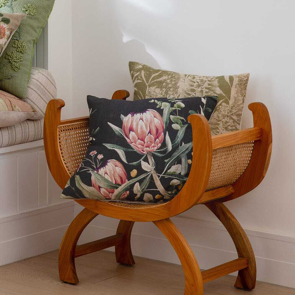 Kas Australia Pippa Filled Cushion Decor Square 50x50cm - Multicoloured
