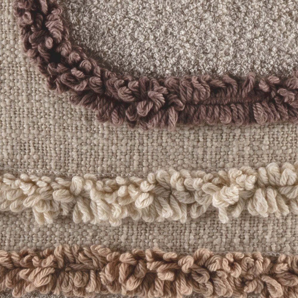 Kas Australia Crista Filled Cushion Decor Square 50x50cm - Natural