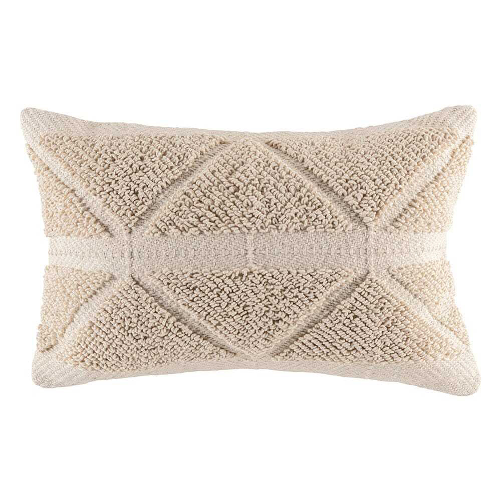 Kas Australia Horten Filled Cushion Decor Rectangular 40x60cm - Natural