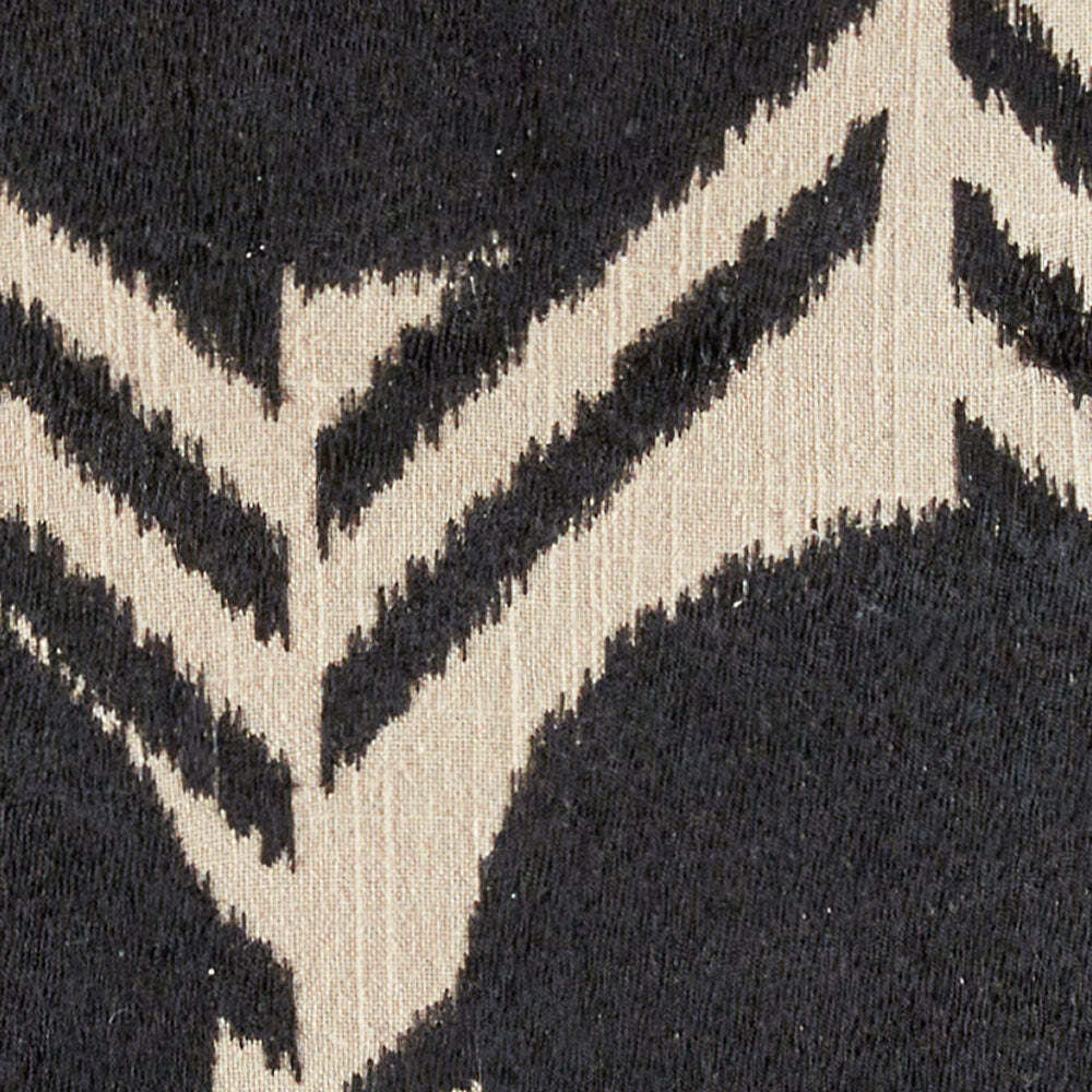 Kas Australia Decker Filled Cushion Decor Square 50x50cm - Black